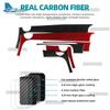 Real Soft Carbon Fiber Car trument Strip Sticker For Abarth 595 695 595C 695C 2012 2013 2014 2015 For Fiat 500 500C 2008-2015