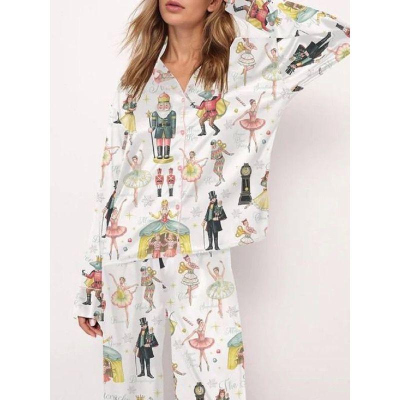 

Long Sleeved Christmas Printed Home Clothes Long sleeve Christmas Homewear PS-E3I8DNMO-7216 4XL