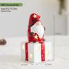 Christmas Ceramic Glowing Tree House Ornament - Desktop Scene Decoration Prop & Gift