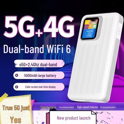 5G Tri-Network WiFi6 Car Router for Outdoor Live Streaming