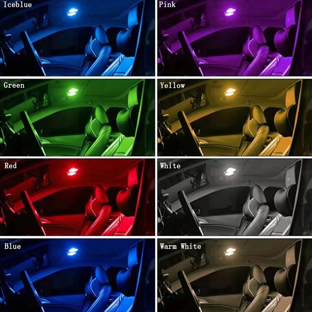 2Pcs Car W5W LED Canbus Bulbs 44mm Super Bright LED Lights 24SMD Reading Lamp Auto Interior Dome Light 240LM 12V Signal Lamp