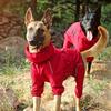 Pet Dog Coat Outdoor Jacket Pet Waterproof Winter Warm Clothes Big Jumpsuit Reflective Raincoat For Medium Large Dogs