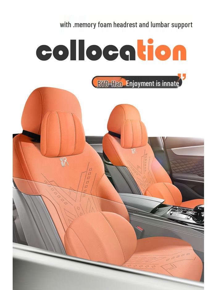 BYD Han All-Season Suede Seat Cushion Cover
