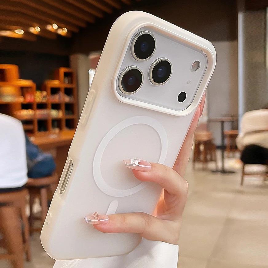 Jelly Magnetic Frosted iPhone 17 Pro Max Case - Apple Air Series 16, Full Coverage, High-End Protection