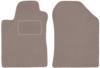 Beige Front Floor Mats For: Toyota Corolla Verso II Minivan (2004-2009)