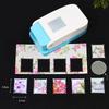 Labor Saving Embossing Machine DIY Christmas Tree Hole Punch Toothed Puncher Embosser  Craft