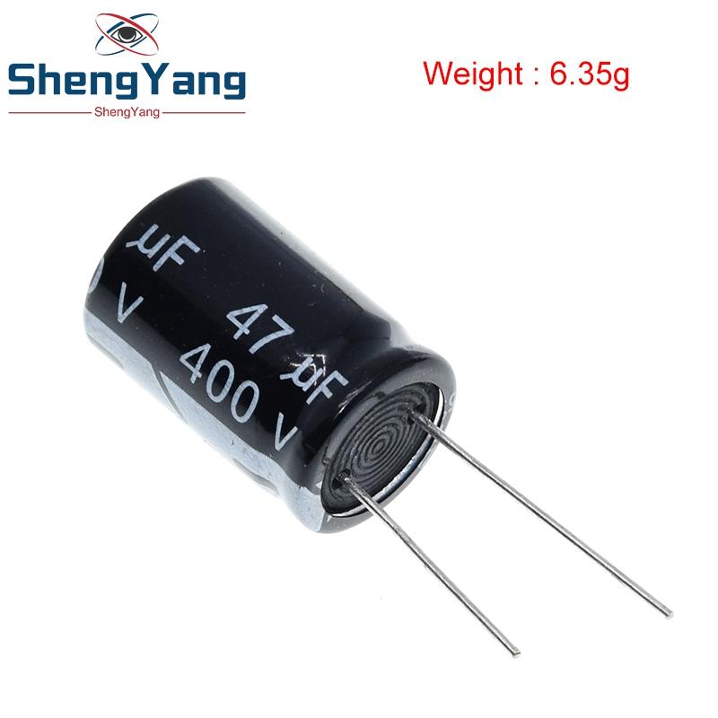 TZT 10/30pcs 400V 47UF capacitors 47UF 400V 105C 16x25mm