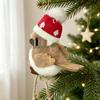 Nordic Christmas Bird Ornaments with Bells for Tree Decorations and Gifts