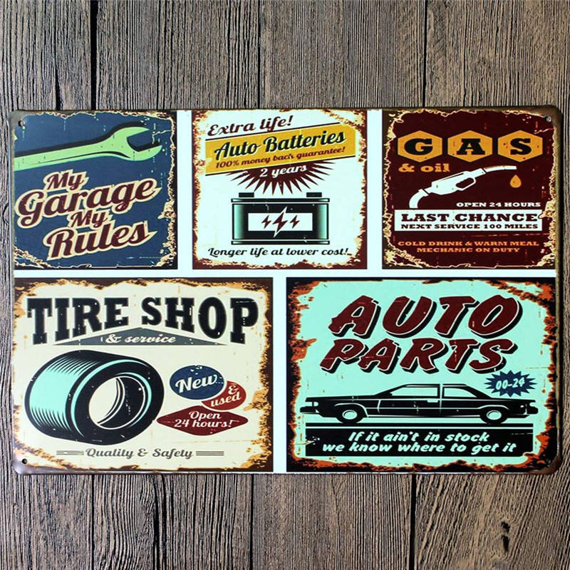 My Garage My Rules Wall Painting, Tin Sign, Pub, Club, Gallery Poster Tips, Vintage Plaque, Home Decor Plate, Mix Order, A560