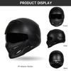 Motorcycle Helmet Retro Modular Open Face Full Face Helmet DOT Approved Detachable Capacete De Moto Helmet Four Seasons