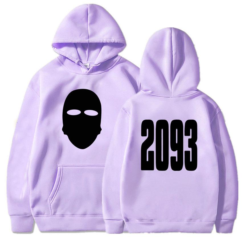 Modne Grube Metalowe Bluzy z Kapturem 2093 Yeat Hip Hop Streetwear Sudaderas Con Capucha Zimowe Ciepłe Unisex Swetry Bluza z Kapturem Graficzna Męska