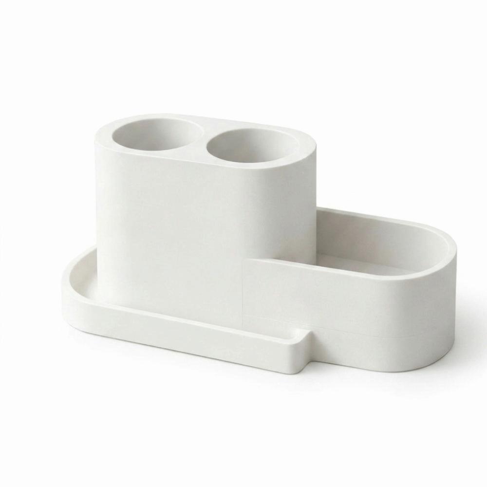 Easy Clean Toothbrush Holder Detachable Storage Rack Toothpaste Toothpaste Rack  Bathroom