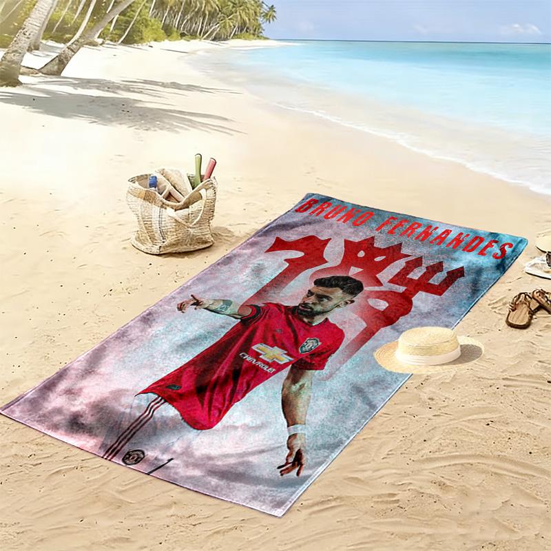 Fernandes Print Beach Towel, Large Soft Quick Dry Towel for Beach Camping Swimming