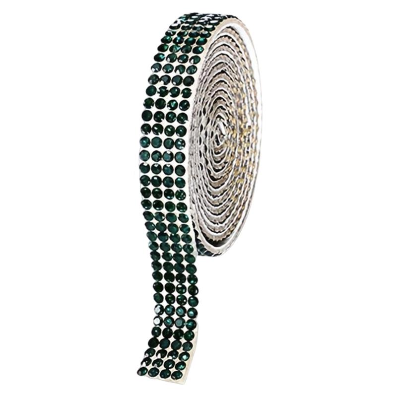 1Yard Glittering Rhinestones Ribbon 9mm Sparkling Rhinestones Ribbon for Wedding Cake Decoration Craft Embellishment