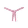 Sexy Bow Lace Thongs Transparent Open-Crotch Lingerie Women's Underpants