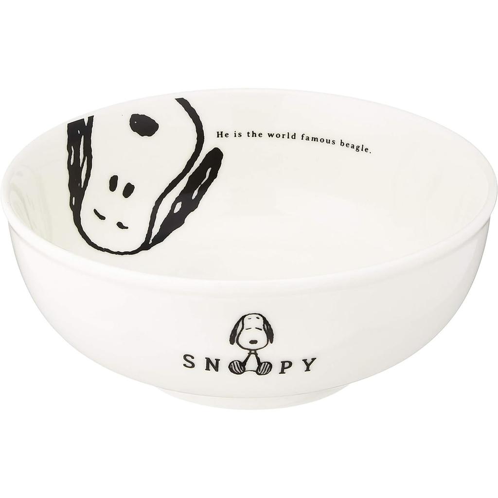 Snoopy Dinnerware Dishwasher and Microwave Made In 606741 "Peanuts" Children's Set, Ceramic, Safe, Children's Dinnerware, Gift, 5-Piece Set, Joy,