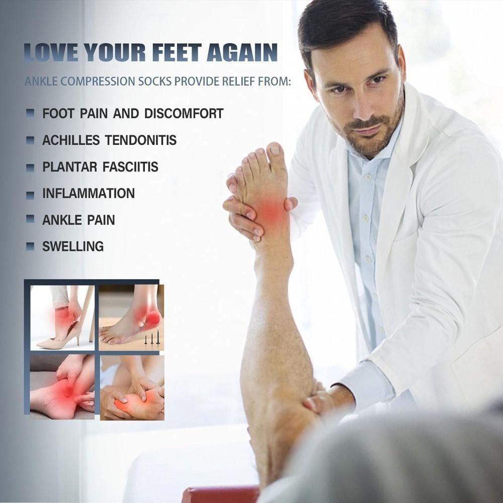 Foot Protection Soothe Relief Compression Socks Foot Pain Relief Comprex Ankle Sleeves  Running