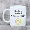 Kurilian Bobtail I - Cat Mug, Cheerful Mug for a Dog Lover, Personalized Gift from the Art-Dog Brand