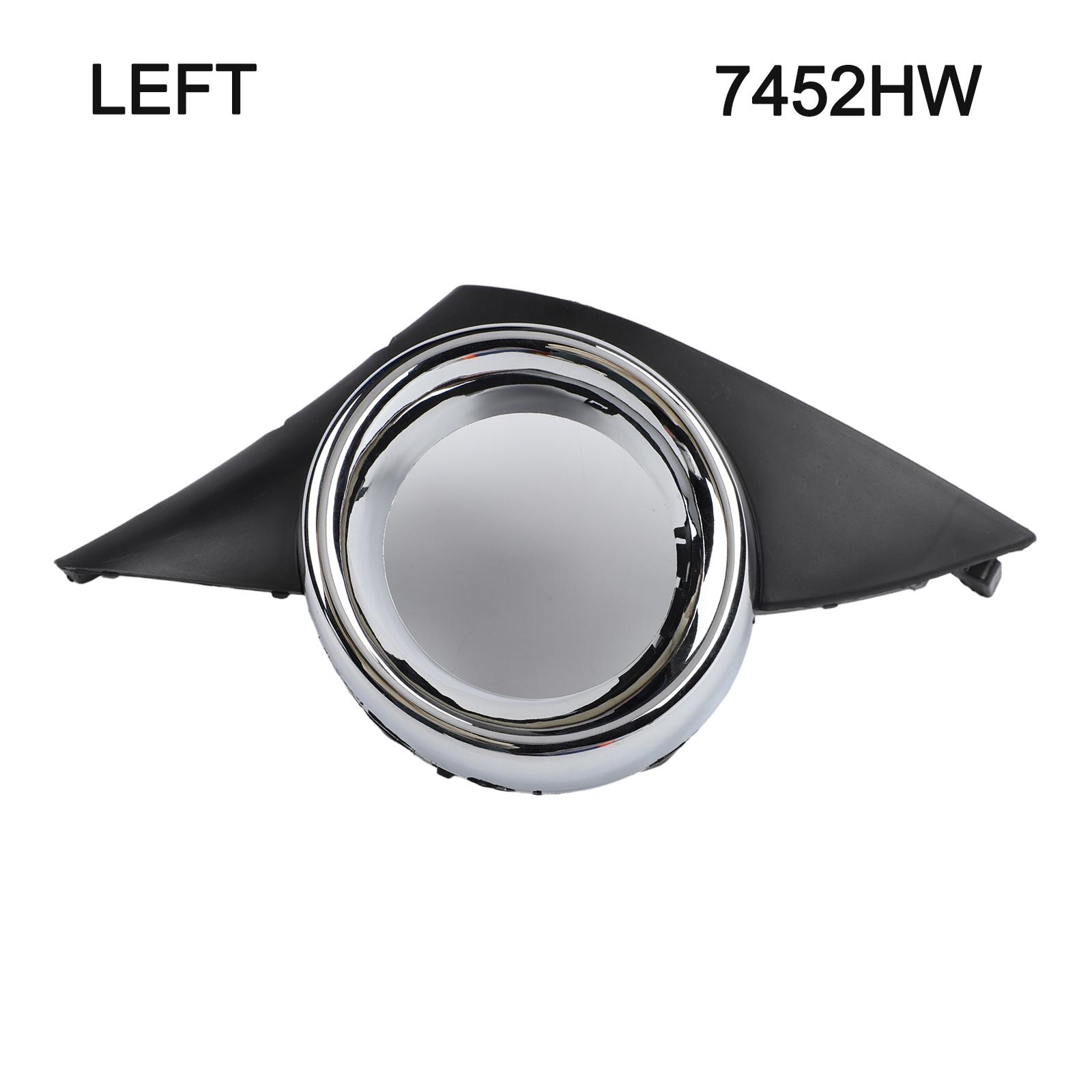 

Headlight Trim Covers Fog Light Bezels For Sport 207 2006-2009 7452HW 7452HX Rame Fog Light Grille Trim Lid Bezel Hood