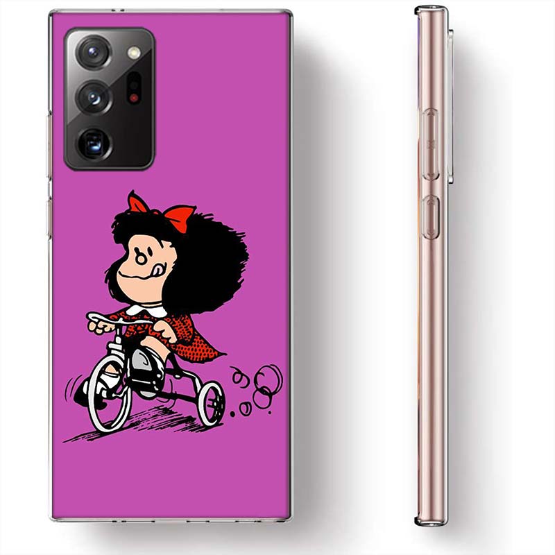Mafalda Cartoon Phone Case for Samsung A17 A37 A57 A55 A35 A25 A15 A54 A14 A24 A34 A13 A23 A33 A53 A07 A05S A04S A03 A73 Galaxy