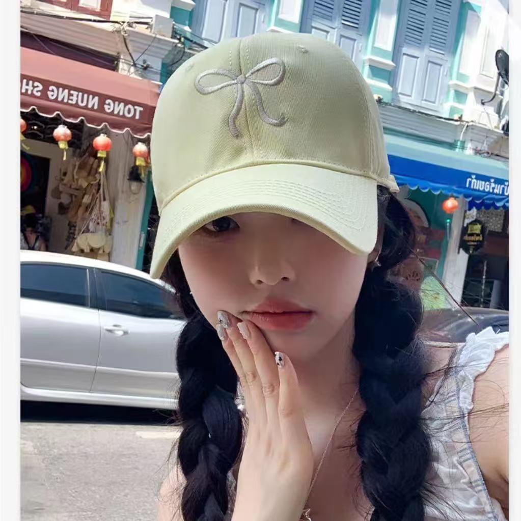 Versatile Large Head Baseball Cap: Solid Color, Deep Crown, Wide Brim, Embroidered Letter Design