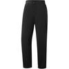 Pantalones casuales de pierna recta versátiles transpirables de tiro medio de color sólido para hombre bottoms Negro AYKV133-2