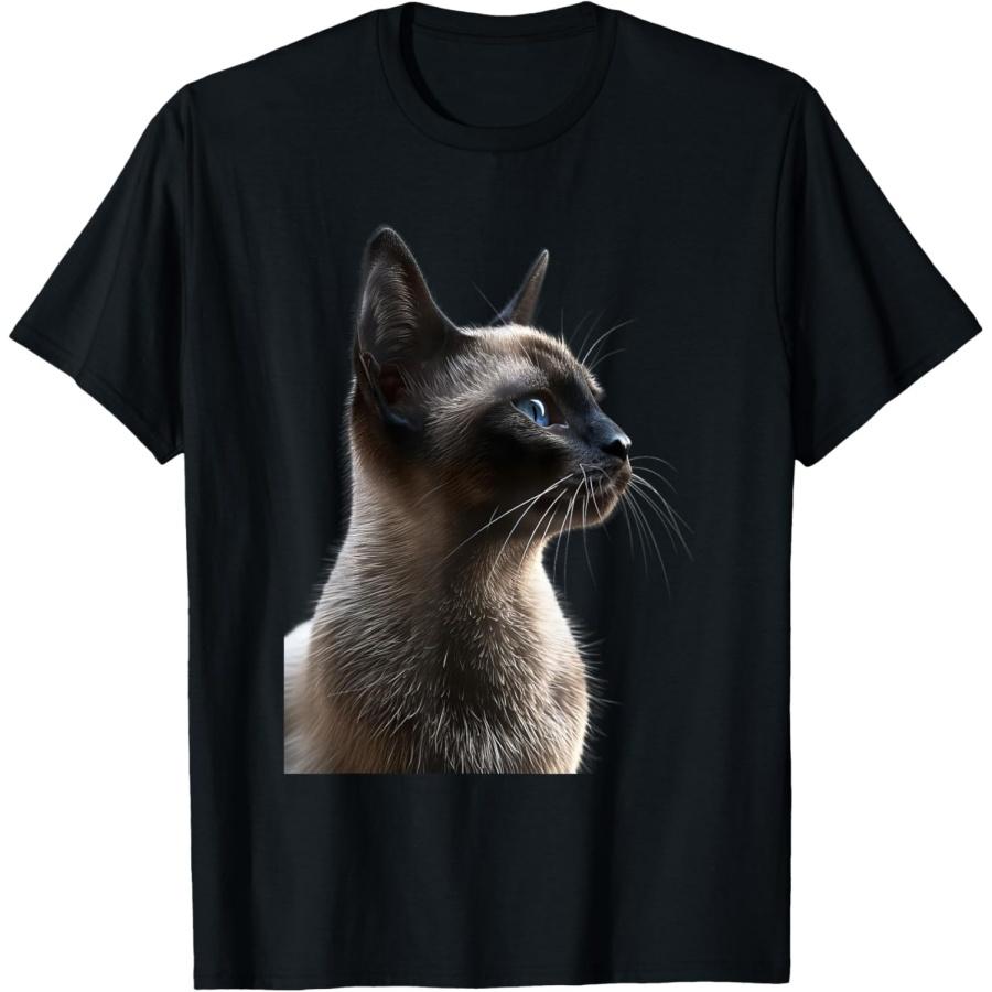 

Футболка с сиамской кошкой(5) XXXXXL чёрный