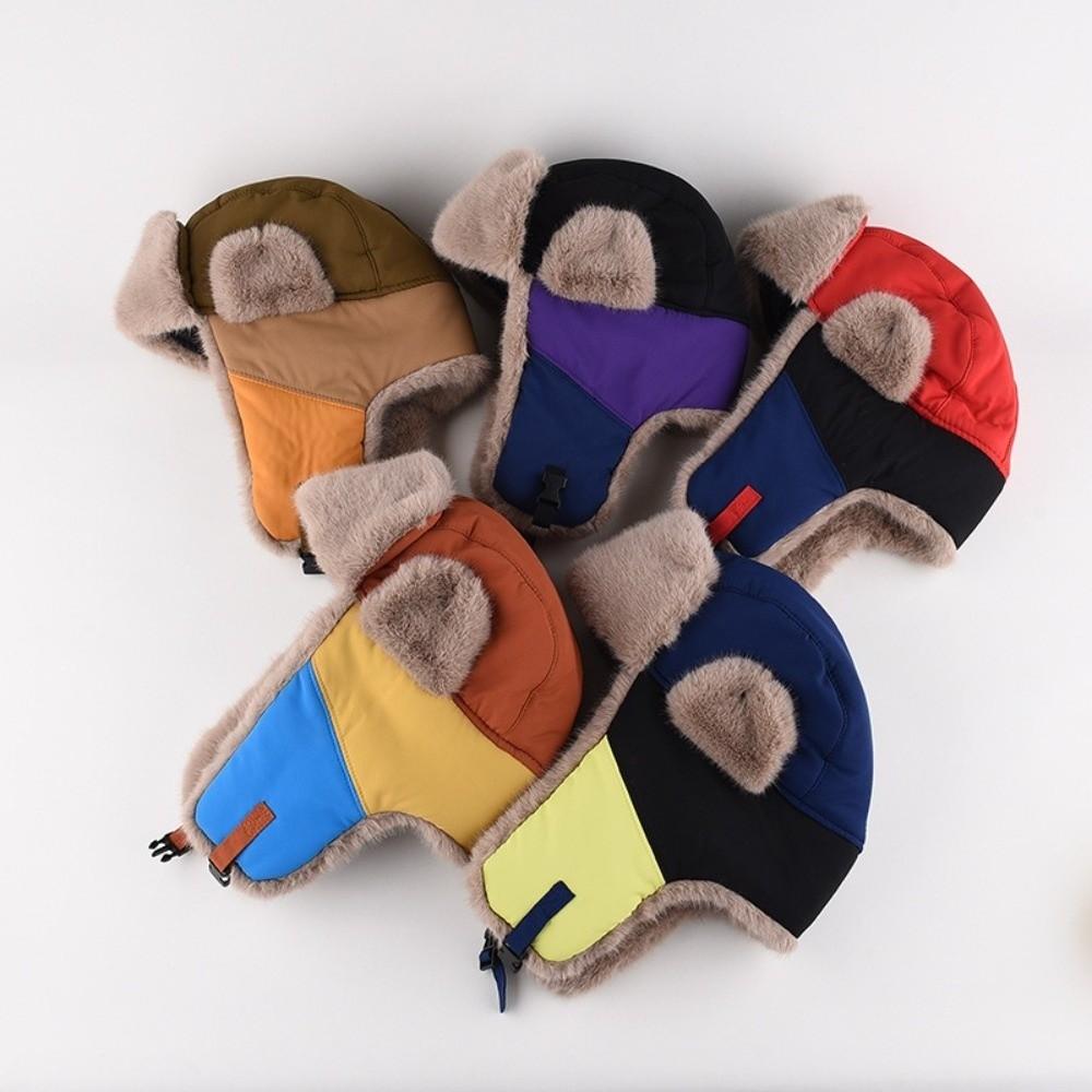 Thickened Winter Warm Hat Windproof Ear Protection Cap Practical Earflap Hat For Unisex