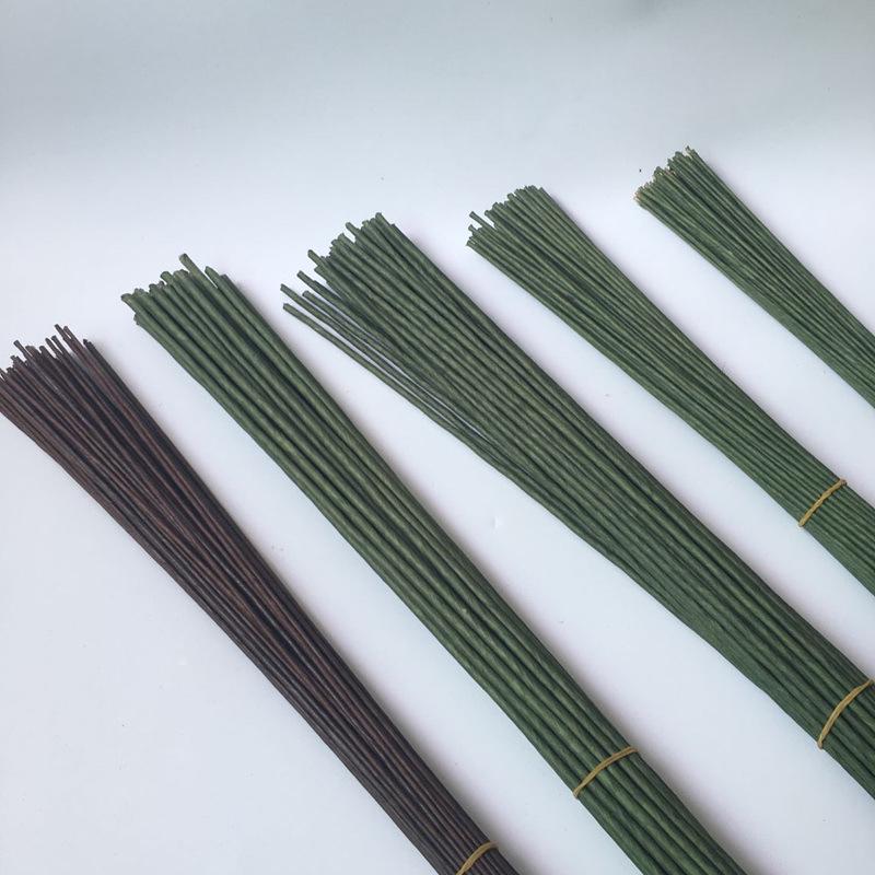 DIY Paper-Wrapped Crepe Flower Stems No. 5 & No. 8 - Large Handmade Flower Branches