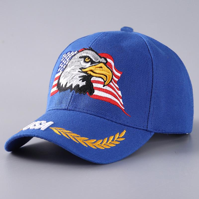 

Patriot s Pride USA Eagle Baseball Cap Embroidered Breathable Casual Sports Hat with Sun Protection for Outdoor Enthusiasts Adjustable синій