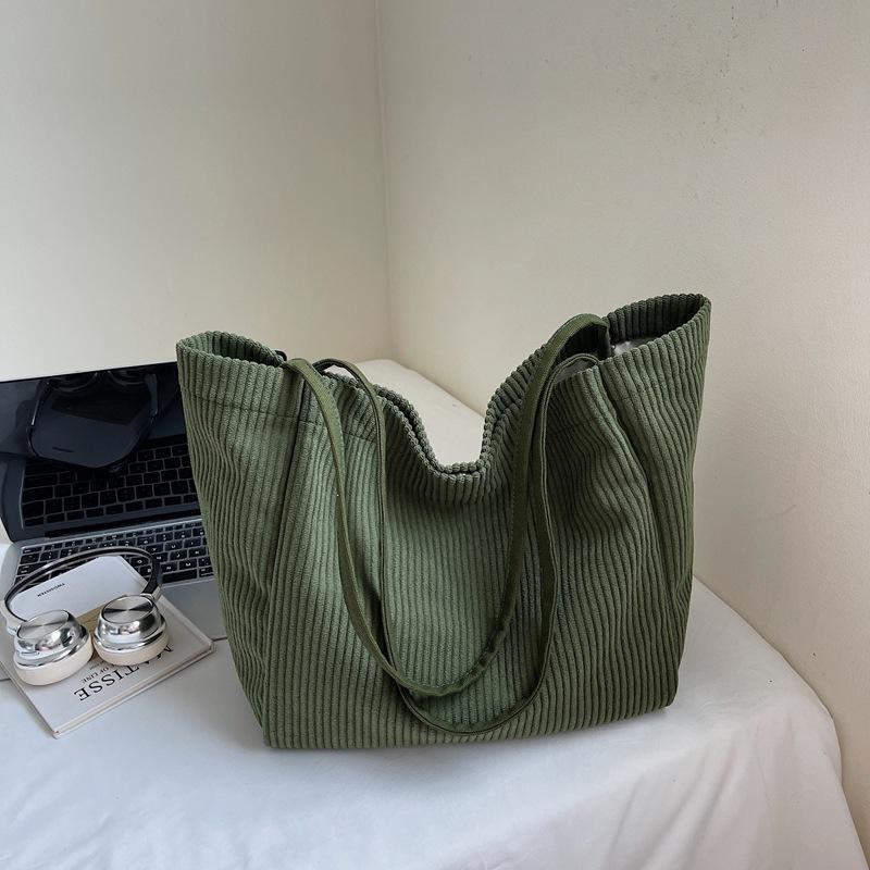 Women's Large-capacity Casual Single-shoulder Shopping Bag, High Appearance Level Commuter Tote Bag