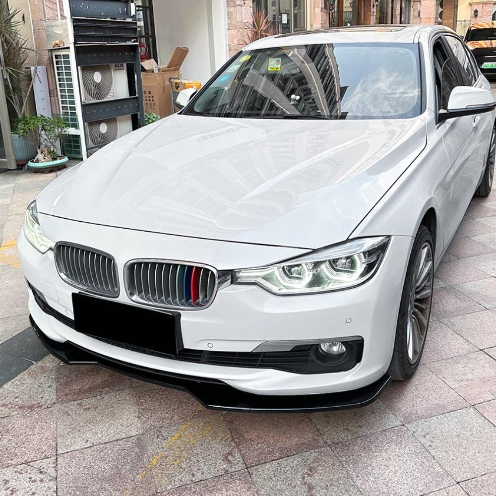 Labio Splitter Chin Spoiler Delantero Para BMW Serie 3 F30 F31 2013-2019 Parachoques Estándar Kit de Carrocería de Modificación Exterior Accesorios