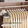5-Pack Non-Slip Anti-Deform Shoulder Hangers: Seamless Thickened Clothes Rack & Closet Storage Solution