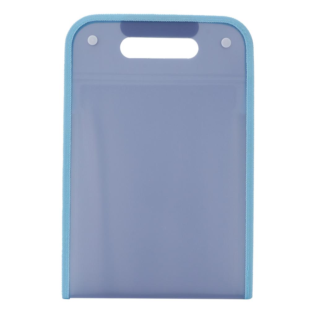Accordion Folder 13 Layers Large Capacity Easy Store Waterproof Antifouling File Folders for Organize FilesStar Blue
