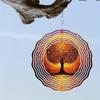 Metal Wind Chime Tree of Life Design Outdoor Garden Decor No Batteries Needed for Patio Yard Lawn