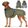 Winter Dog Clothes For Big Dogs Warm Fleece Large Dog Jacket Waterproof Pet Coat With Harness Labrador Clothing Pet Costume