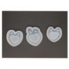Quicksand Resin Casting Mold,Resin Art Shaker Mold,Crystal Silicone Hollow Mold Epoxy Pendant Mold Resin Keychain Mold