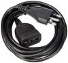 Extension Cord - Electraline - 46121 - 3 M - Italian Socket 10/16 A - Black