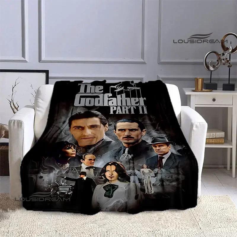The Godfather Retro Printed Blanket Picnic Blanket Warm Flannel Blankets Home Bed Linings Blankets for Beds Birthday Gift
