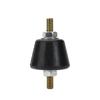 4 Stück 38 x 38 x 58 mm Gummifüße Stoßdämpfer Schwarze Stoßabsorbierende Isolierpads Wasserpumpen