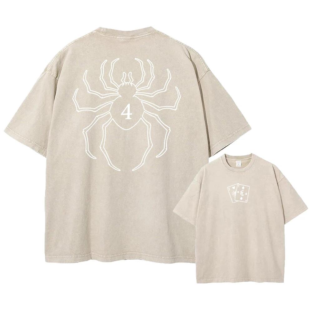 Hunter X Hunter Vintage Graphic TShirt Washed Cotton Hip Hop Tee Unisex