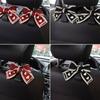 Universal Lovely Bowknot Car Hooks Back Vehicle Headrest Organizers Storage Stylish & Practical Accessories ABS Hook