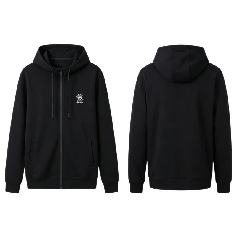 SAINTY Unisex Hooded Zipper Sweatshirt