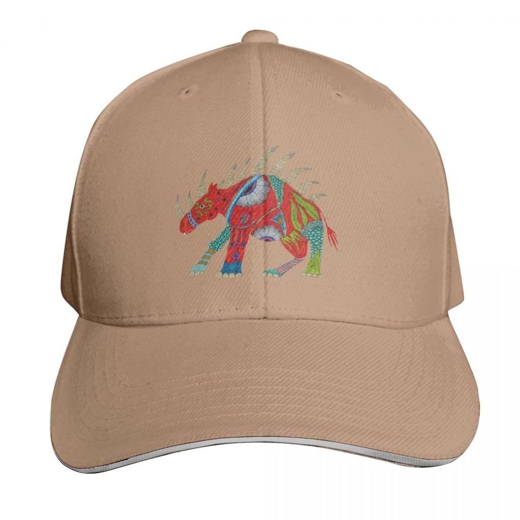 Fancy Colorful Rhino Baseball Cap Beach Outing Dad Hat Fashionable Birthday Unisex Womens