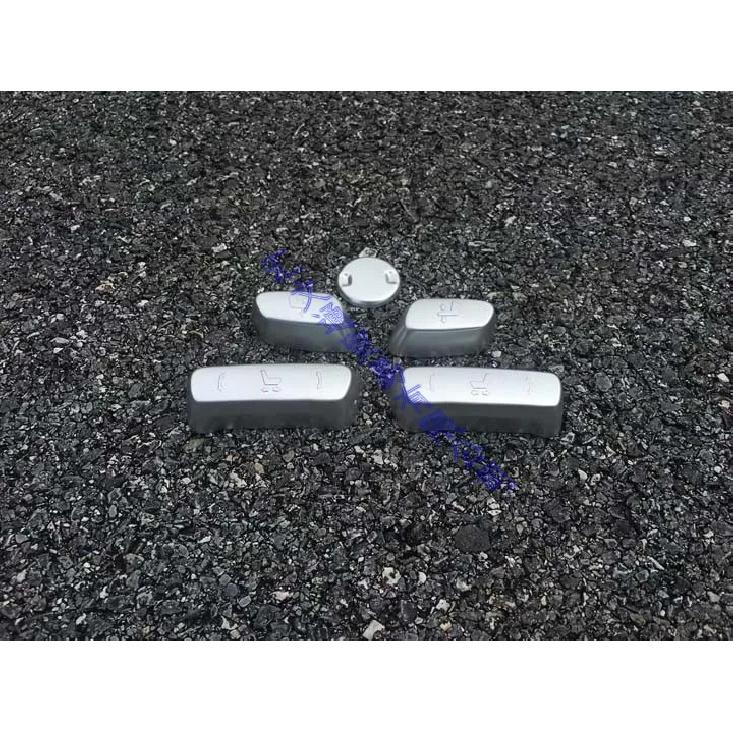 For TOYOTA Land Cruiser Prado J150 2018- Accessories ABS Chrome Interior Inner Seat Adjustment Switch Knob Button Cover Trim