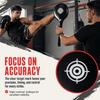 PU Boxing Target Paddle Black Black PU Boxing Target Portable Striking Target Pad  Karate Drills