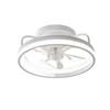 Stepless Dimming Ceiling Lamp 2 in 1 Electric Cordless Fan Creative Ceiling Fan  Office
