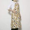 Marimekko Apron Pieni Unikko Off-WhiteBeigeDark Blue cm