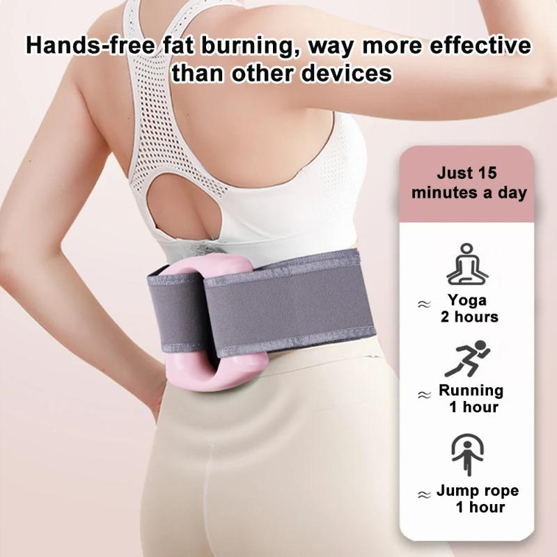 2026 New Electric Body Fascia Ring Fitness Massage Ring Vibration Body Shaping Massager Abdomen Belly Waist Deep Tissue Massage Device