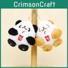 Soft And Cuddly Panda Plush Keychain Perfect For Wedding Toss Gifts